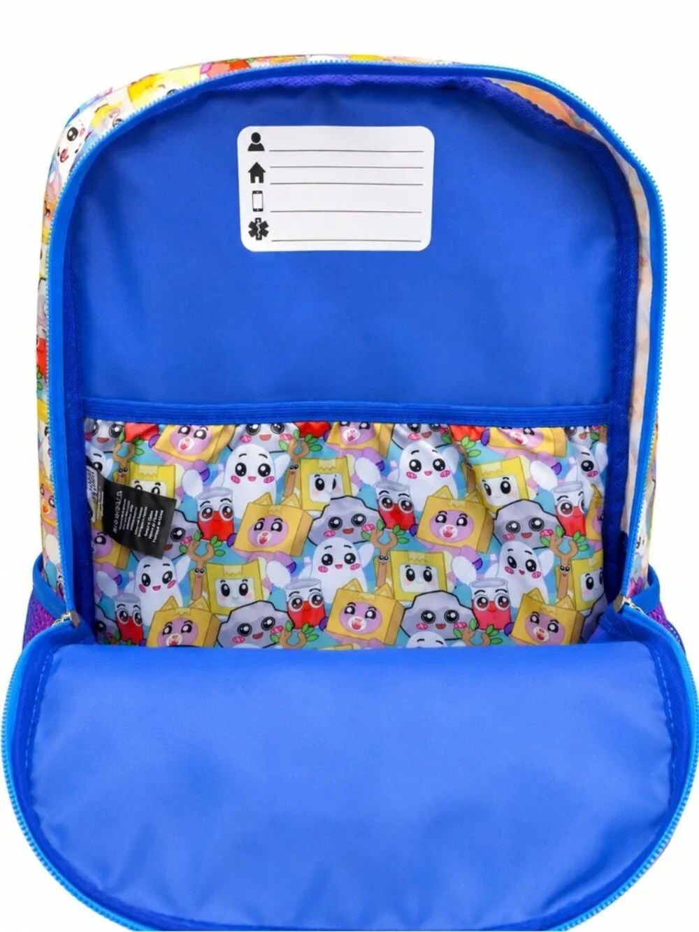 Lankybox Kids Purple Cartoon Gold Star Collection Backpack